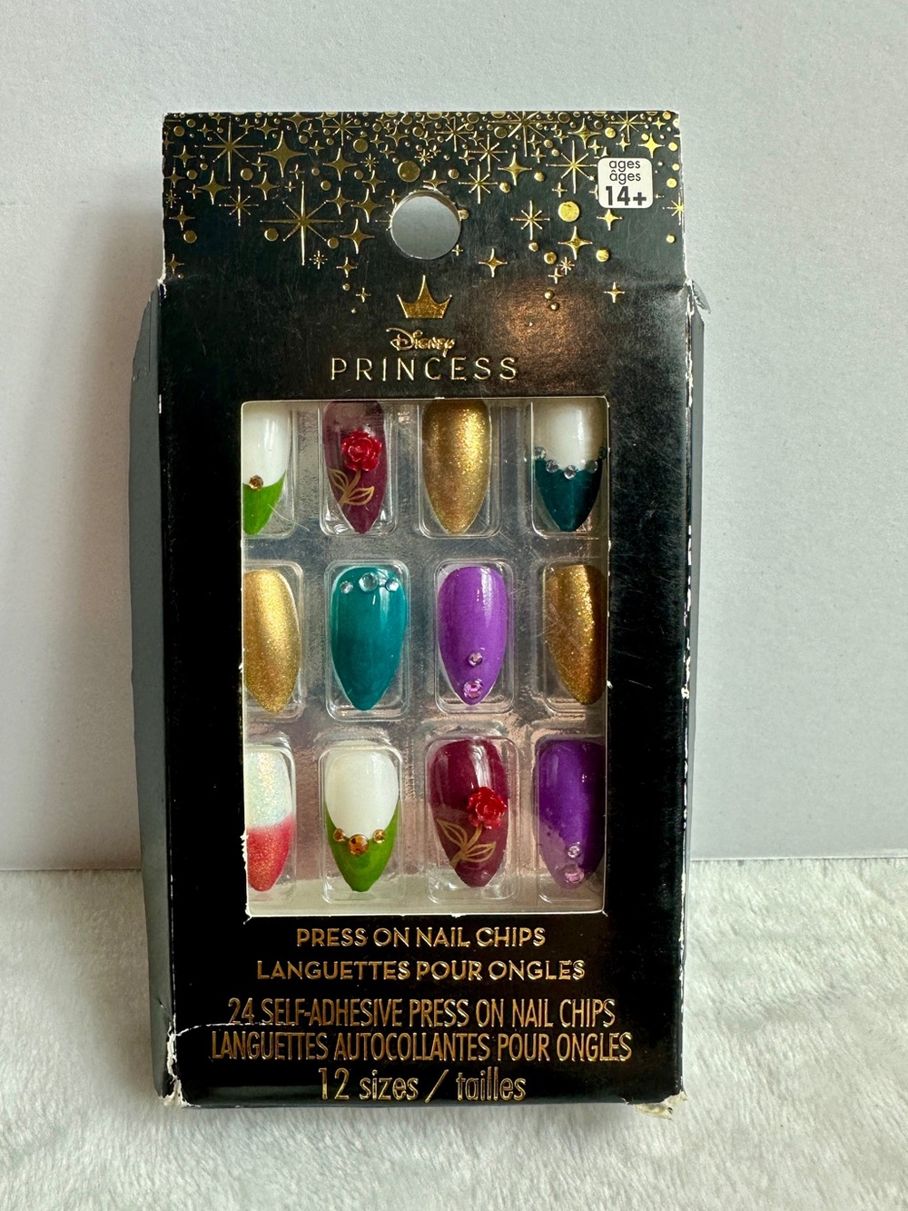 Spencer’s Disney Princess Press-On Nails 24 set new in box
limited edition RARE